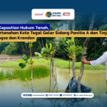 tinjau lokasi di kaligangsa tegal