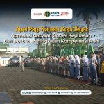 Apel Pagi Kantah Kota Tegal: Apresiasi Capaian Survei Kepuasan dan Dorong Peningkatan Kompetensi ASN